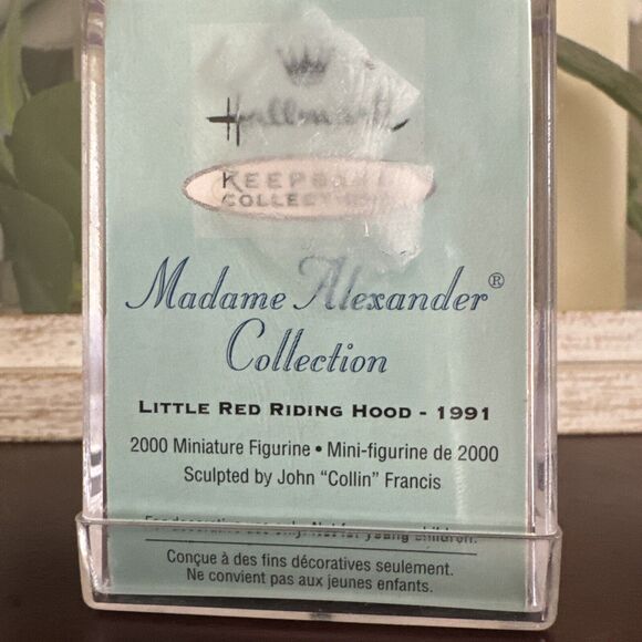 Vintage Hallmark Little Red Riding Hood Miniature 3' Doll Madame Alexand… - Picture 5 of 8